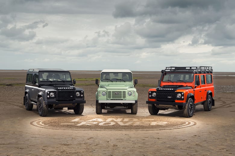 Land Rover 發佈三款 Defenders 停產限量版車型