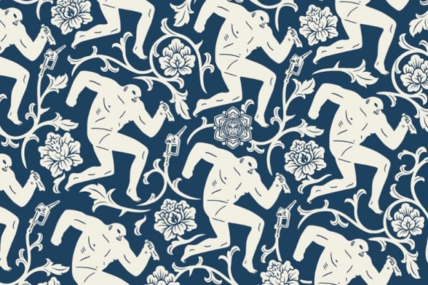 Shepard Fairey x Cleon Peterson「Pattern of Corruption」限量版畫