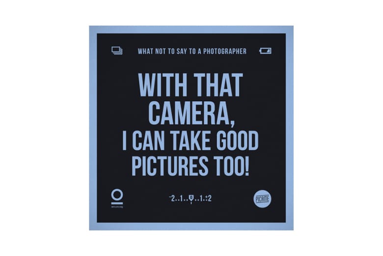 Luca Masini 最新插畫系列《What NOT to Say to a Photographer》