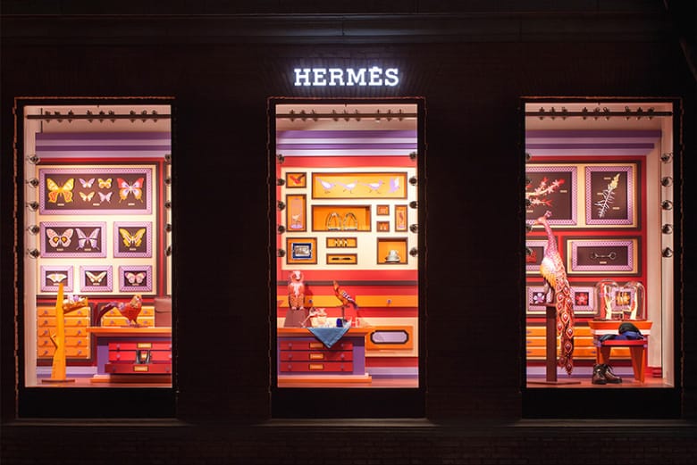 Zim & Zou 爲上海 Hermès 打造全新主題櫥窗