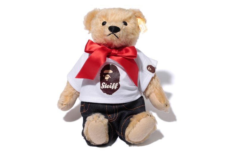 A Bathing Ape x Steiff 聯名泰迪熊