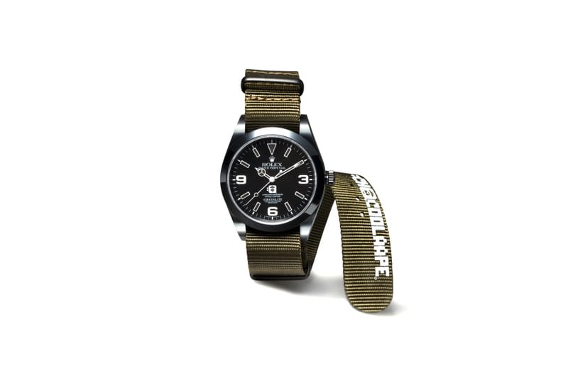 AAPE by A Bathing Ape x :CHOCOOLATE x Bamford Watch Department Rolex Explorer I 聯名限量腕錶