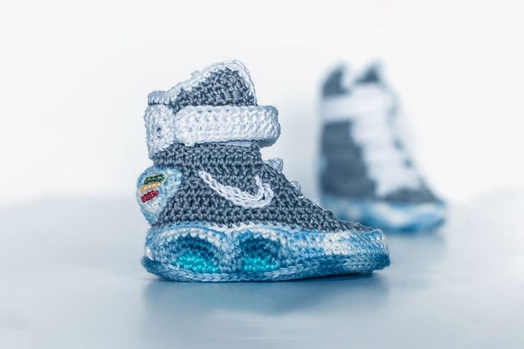 #hypebeastkids: Bootee Check 用毛線織出 Nike Air Mag