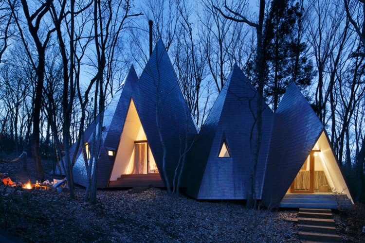 Hiroshi Nakamura 與 NAP Studio 打造美式圓錐形帳篷住宅 Nasu Tepee