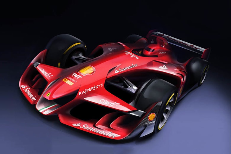 Ferrari 展示未來 F1 賽車概念圖