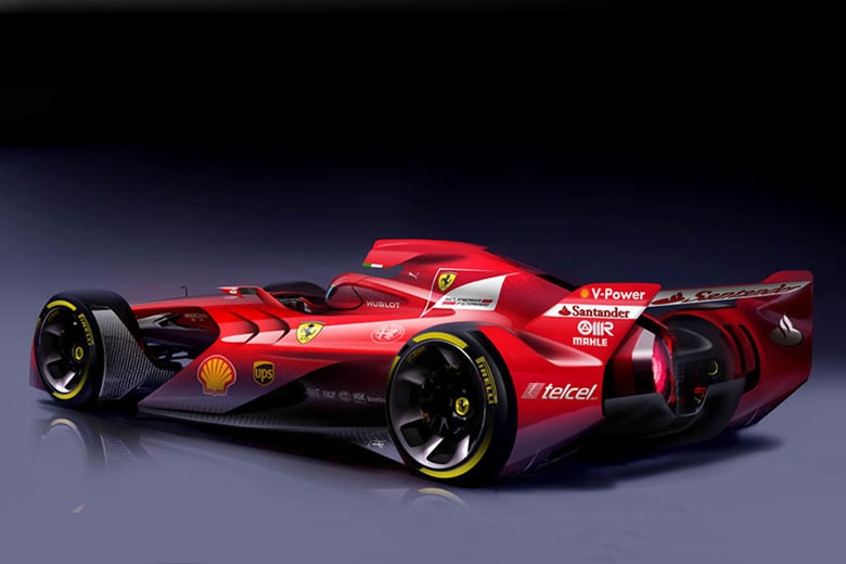 Ferrari 展示未來 F1 賽車概念圖