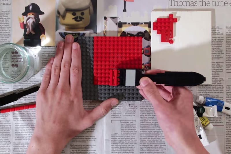 動畫師利用 LEGO 積木還原經典名畫創作過程