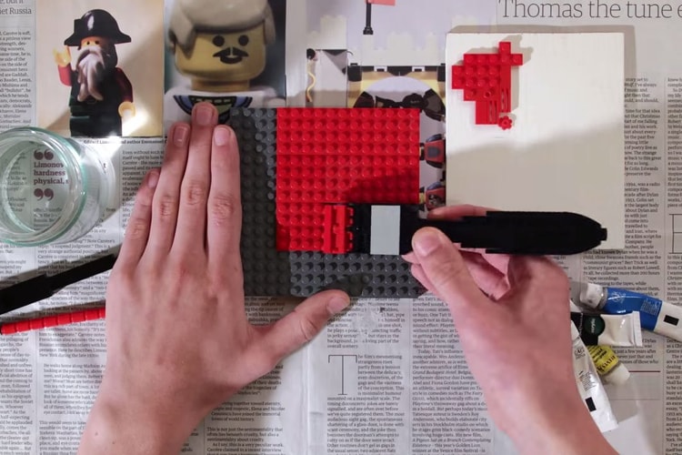 動畫師利用 LEGO 積木還原經典名畫創作過程