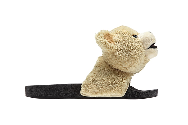 adidas Originals by Jeremy Scott Teddy Bear 聯名拖鞋