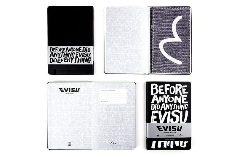 EVISU x Moleskine 限定合作款記事本