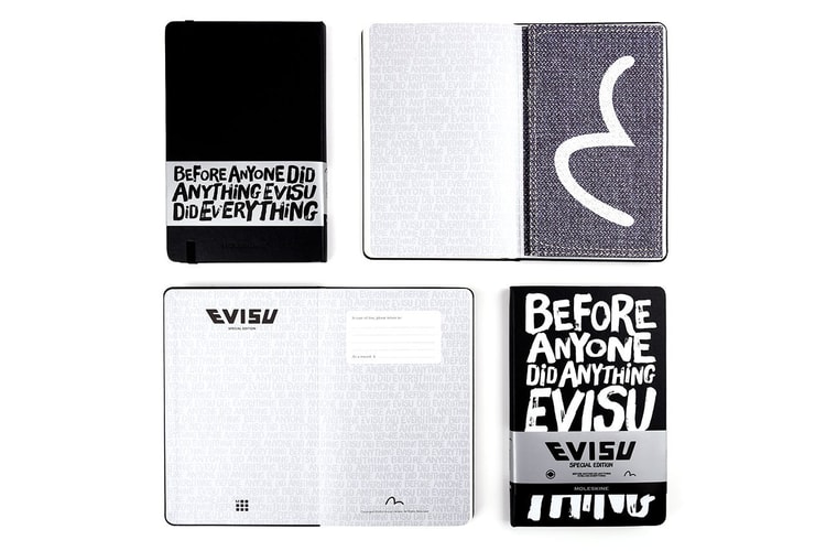 EVISU x Moleskine 限定合作款記事本
