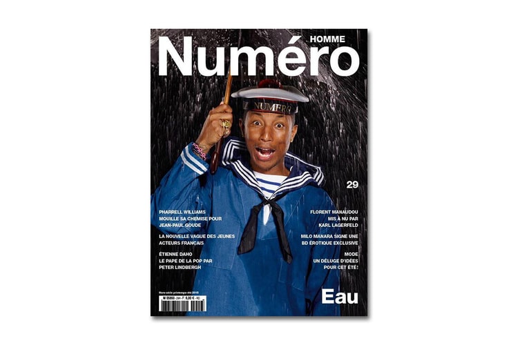 Pharrell Williams 出鏡擔綱《Numéro》2015 春夏期刊封面人物
