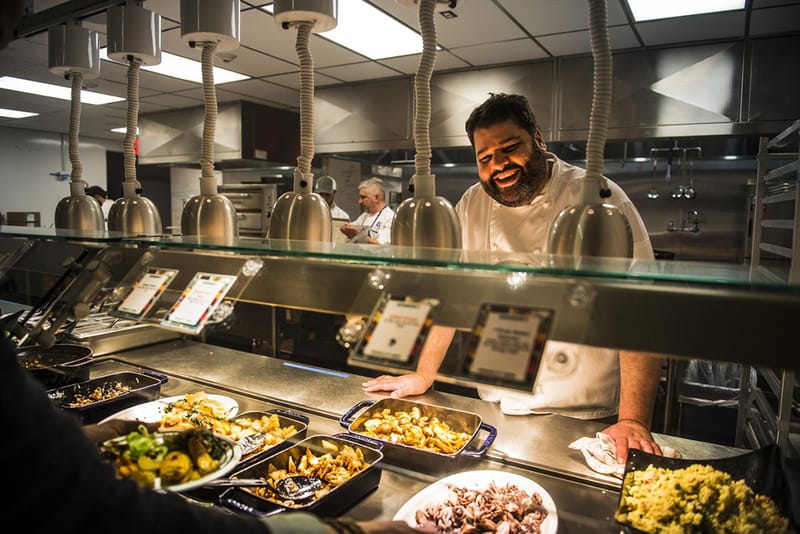 走進 Facebook 紐約員工餐廳