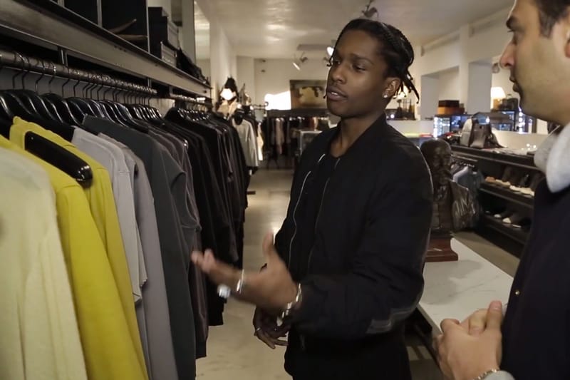 隨 A$AP Rocky 造訪洛杉磯 Maxfield 精選男裝店舖