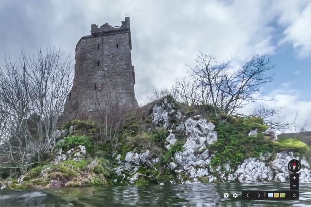 通過 Google Street View 探索尼斯湖