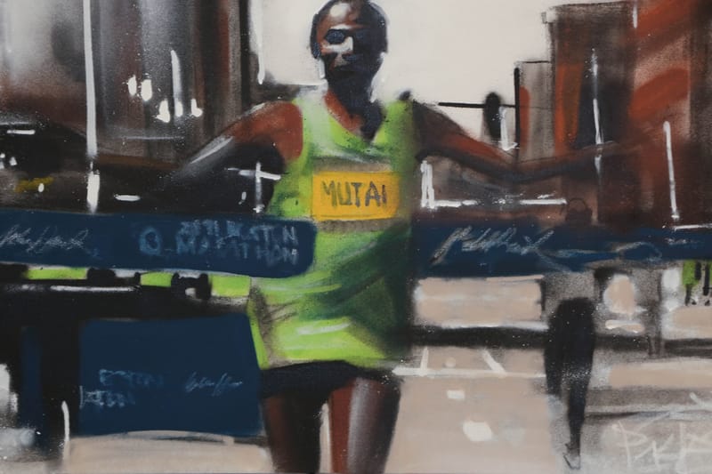 adidas 聯手 Percy Fortini-Wright 打造波士頓馬拉松主題藝術作品