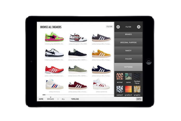 U-Dox 打造全新球鞋百科全書式應用程序 Sneakers: The Complete App