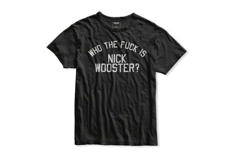 Todd Snyder「Who the F*** is Nick Wooster?」特別版 T-Shirt 