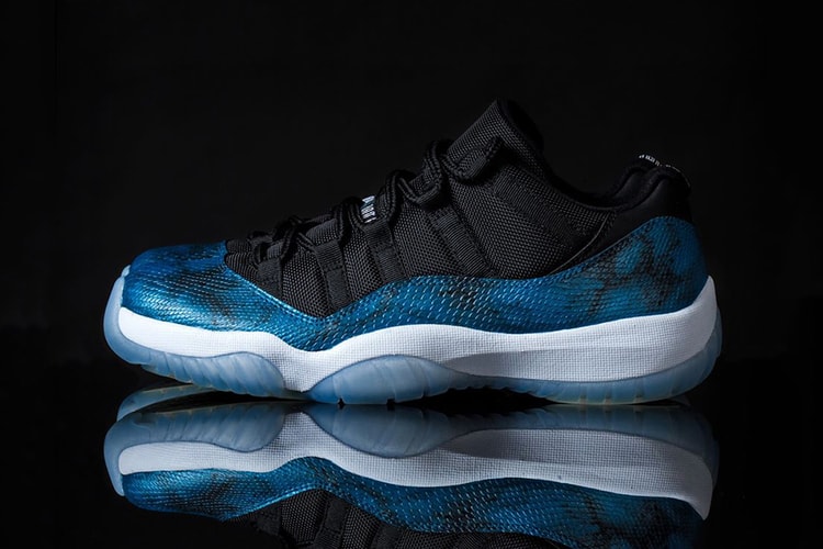 Tony Chen 打造 Air Jordan XI Low「Blue Snake」客製版本