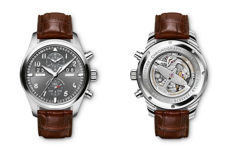 IWC Spitfire Perpetual Calendar Digital Date-Month Stainless Steel Chronograph 腕表