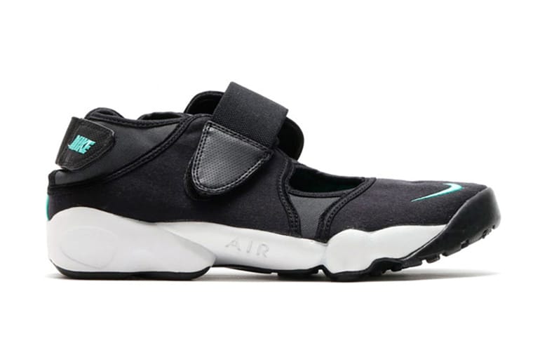 Nike Air Rift Black/Mint 配色設計
