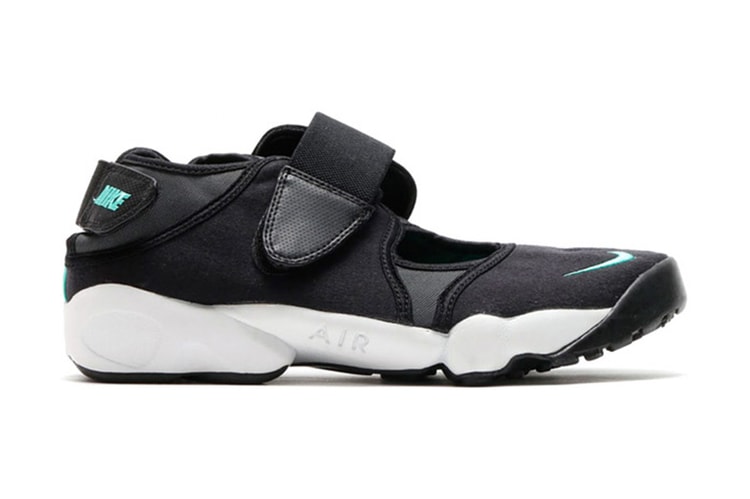 Nike Air Rift Black/Mint 配色設計