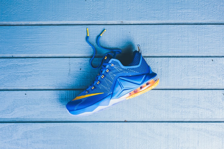 Nike Lebron 12 Low「Photo Blue/University Gold」配色設計