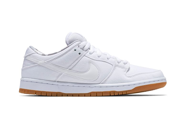 Nike SB Dunk Low「White/Gum」配色