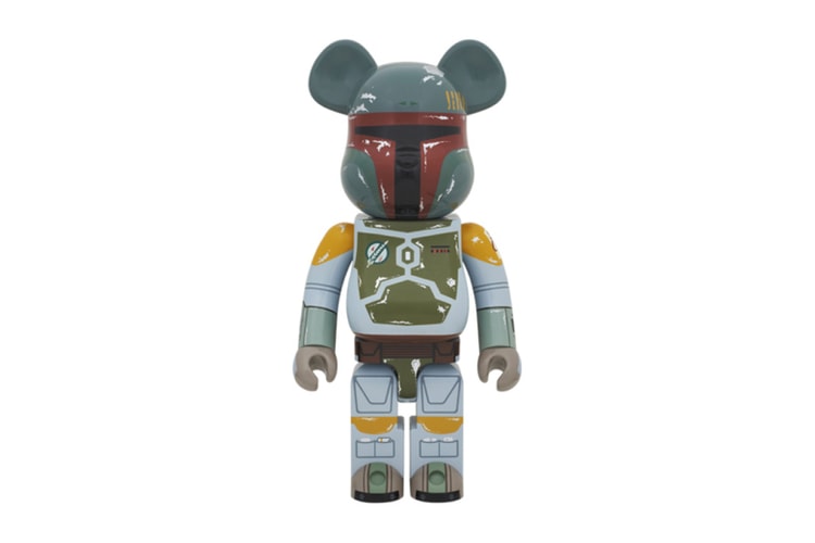 Star Wars x Medicom Toy 1000% Boba Fett Bearbrick 玩偶