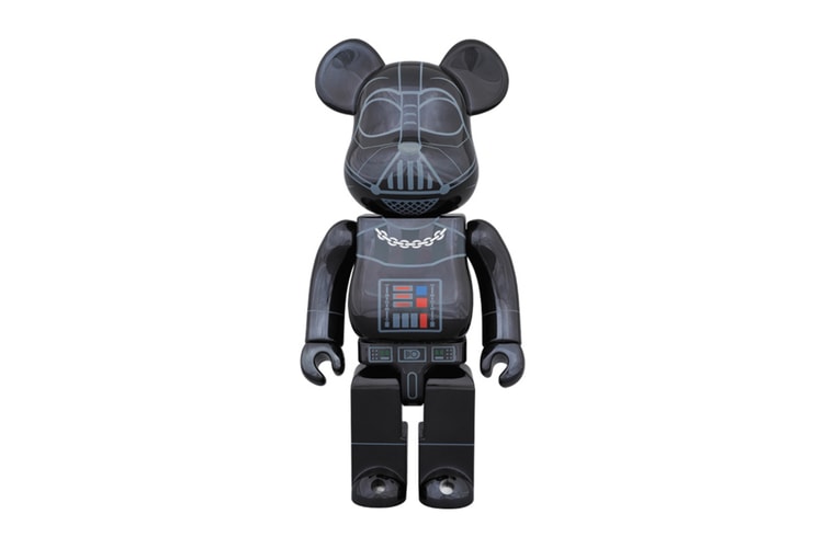 Star Wars x Medicom Toy 400% & 100% Darth Vader「Chrome」Bearbrick 玩偶