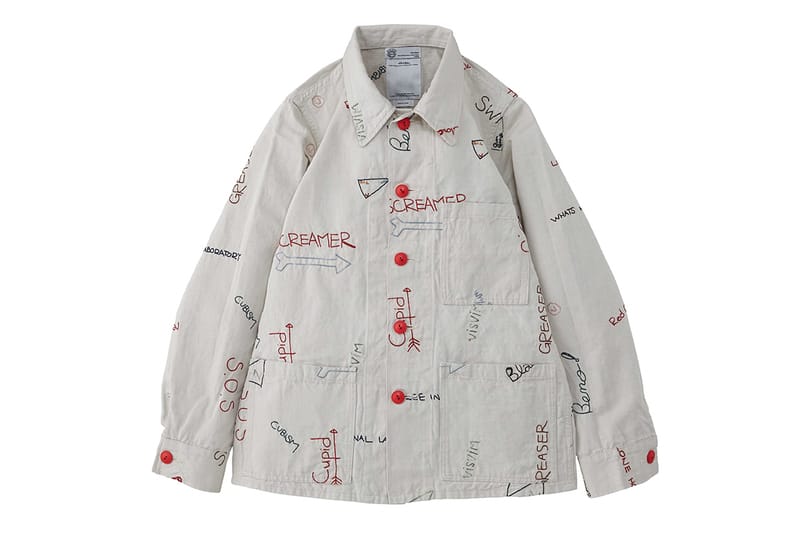 visvim 2015 春夏 TRAVAIL COVERALL ICON EMBROIDERY (GIZA) 刺繡夾克
