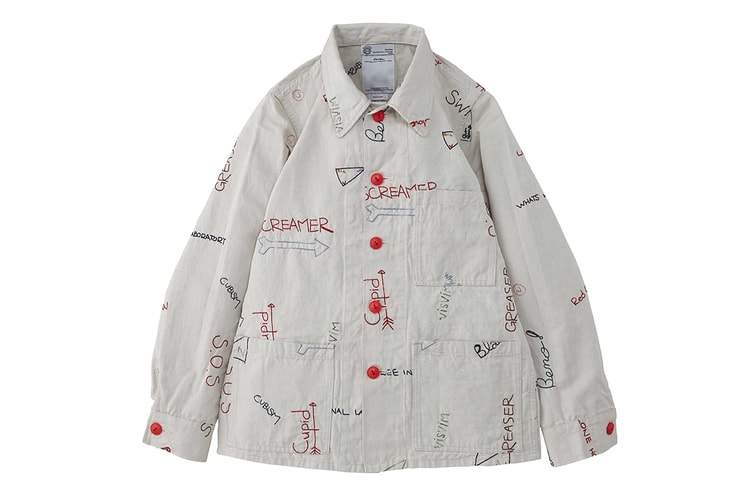 visvim 2015 春夏 TRAVAIL COVERALL ICON EMBROIDERY (GIZA) 刺繡夾克
