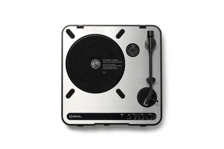 fragment Design x ION AUDIO 便攜式黑膠唱機