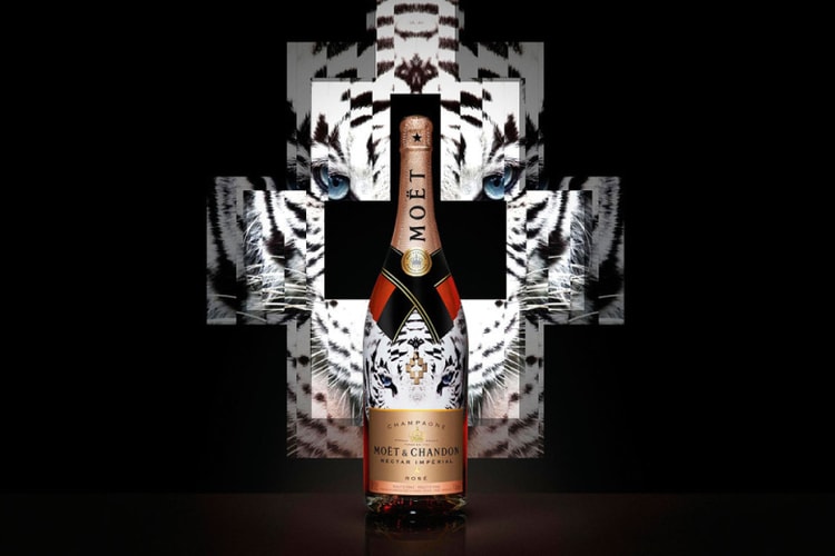 Moët & Chandon x Marcelo Burlon 限量版瓶身設計