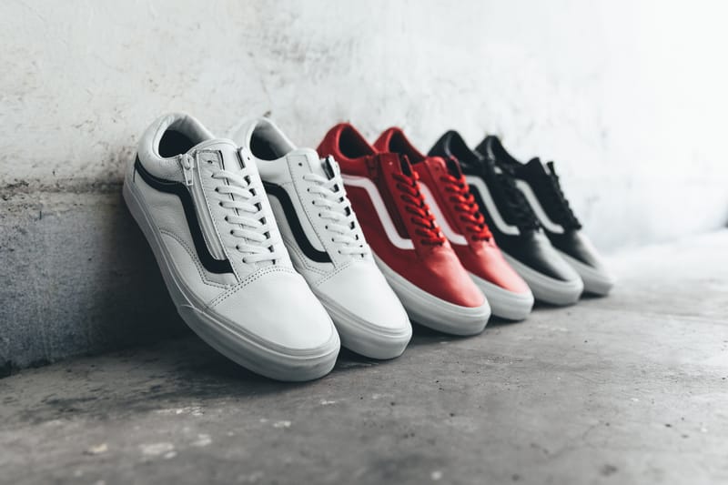 Vans 2015 Premium Leather Old Skool Zip 系列