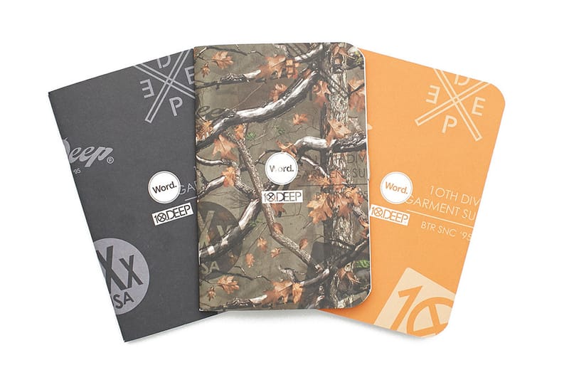10.Deep x Word. Three Pack 聯名筆記本