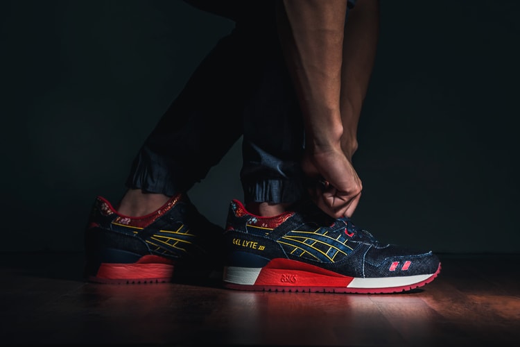 ASICS GEL-Lyte III Japan Textile Kimono「Navy」配色