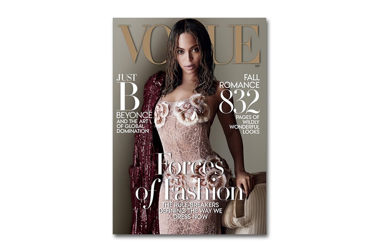 Beyoncé 登上美版《Vogue》9 月刊封面