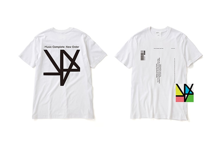 New Order x Peter Saville x A.Four Labs「Music Complete」聯名 T-Shirt
