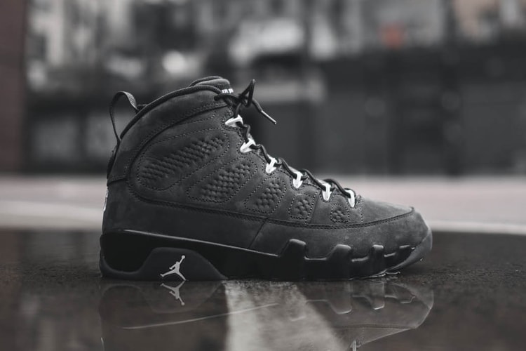 近賞 Air Jordan 9 Retro「Anthracite」配色