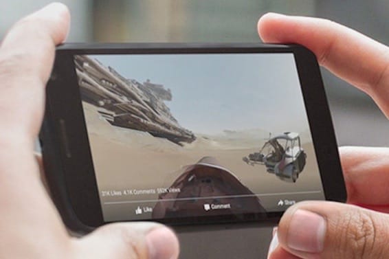 Facebook 360 度全視角視頻讓你身臨其境穿梭於星戰 Jakku 荒漠