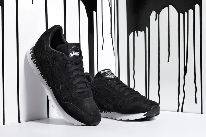 NAKED x Reebok Classic Leather「Drip」聯名鞋款
