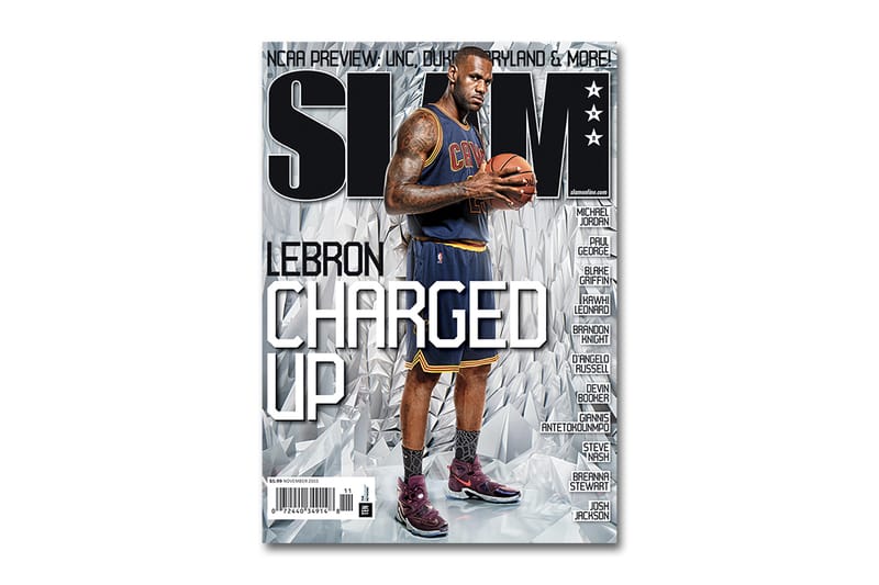 LeBron James 穿著 Nike LeBron 13 出鏡《SLAM》封面