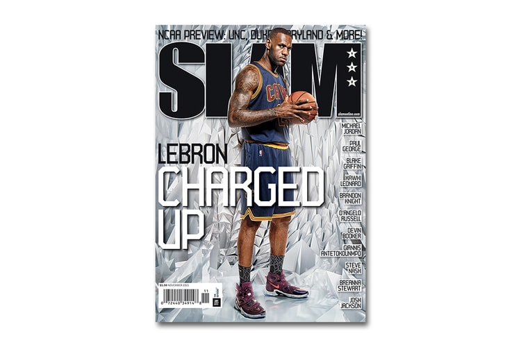 LeBron James 穿著 Nike LeBron 13 出鏡《SLAM》封面