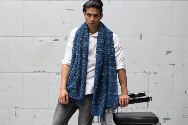 Indigo People x Denham 聯名圍巾