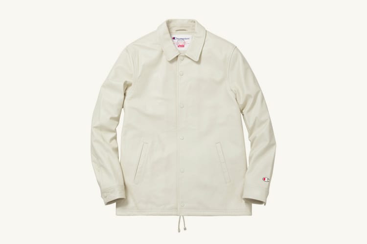 Supreme x Champion Leather Coach Jacket 美式夢幻逸品