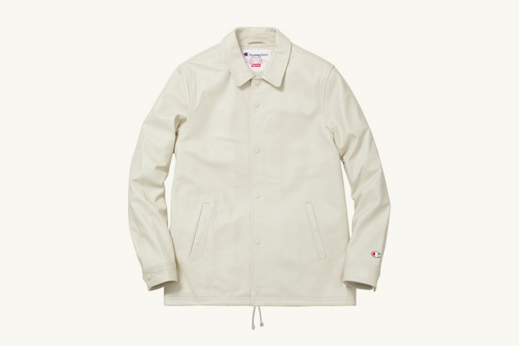 Supreme x Champion Leather Coach Jacket 美式夢幻逸品