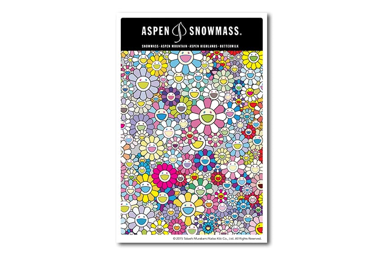 村上隆設計 Aspen 滑雪纜車票