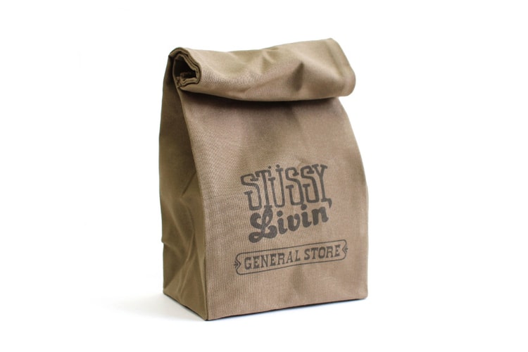 STUSSY Livin' GENERAL STORE 帆布午餐袋