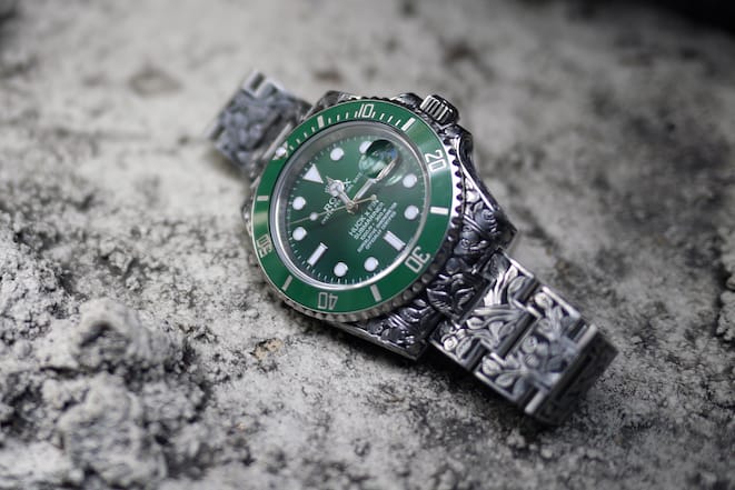 Fin Des Temps x Huckleberry LTD Rolex Green Dial Submariner 定製腕錶